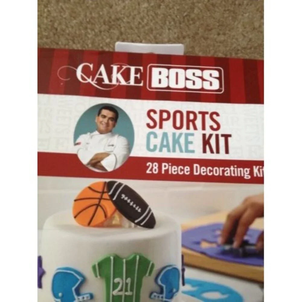 Cake Boss Sports Decorating Cake Kit 28 Pieces